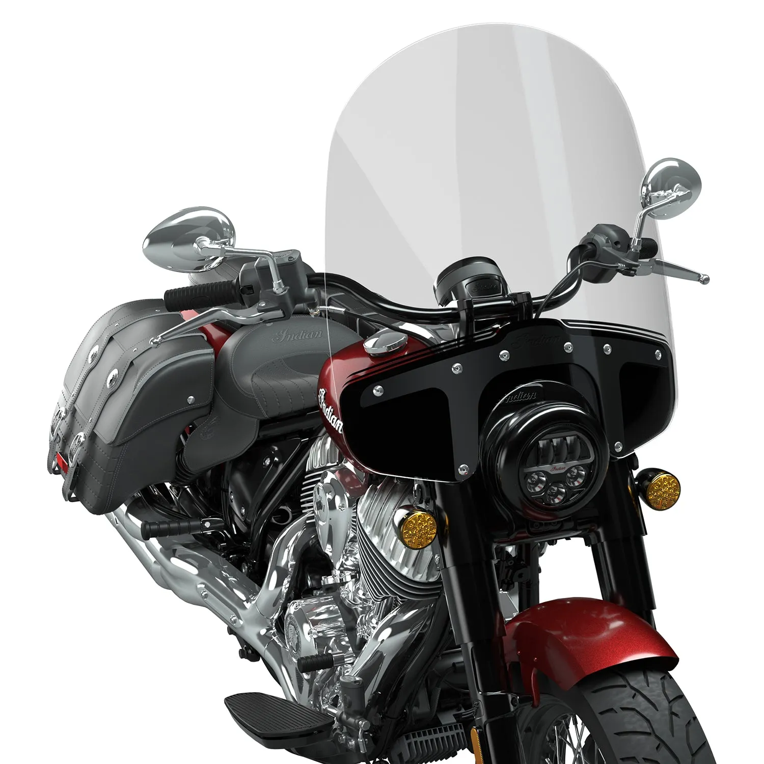 26.8 in. Quick Release Tall Windshield, Black