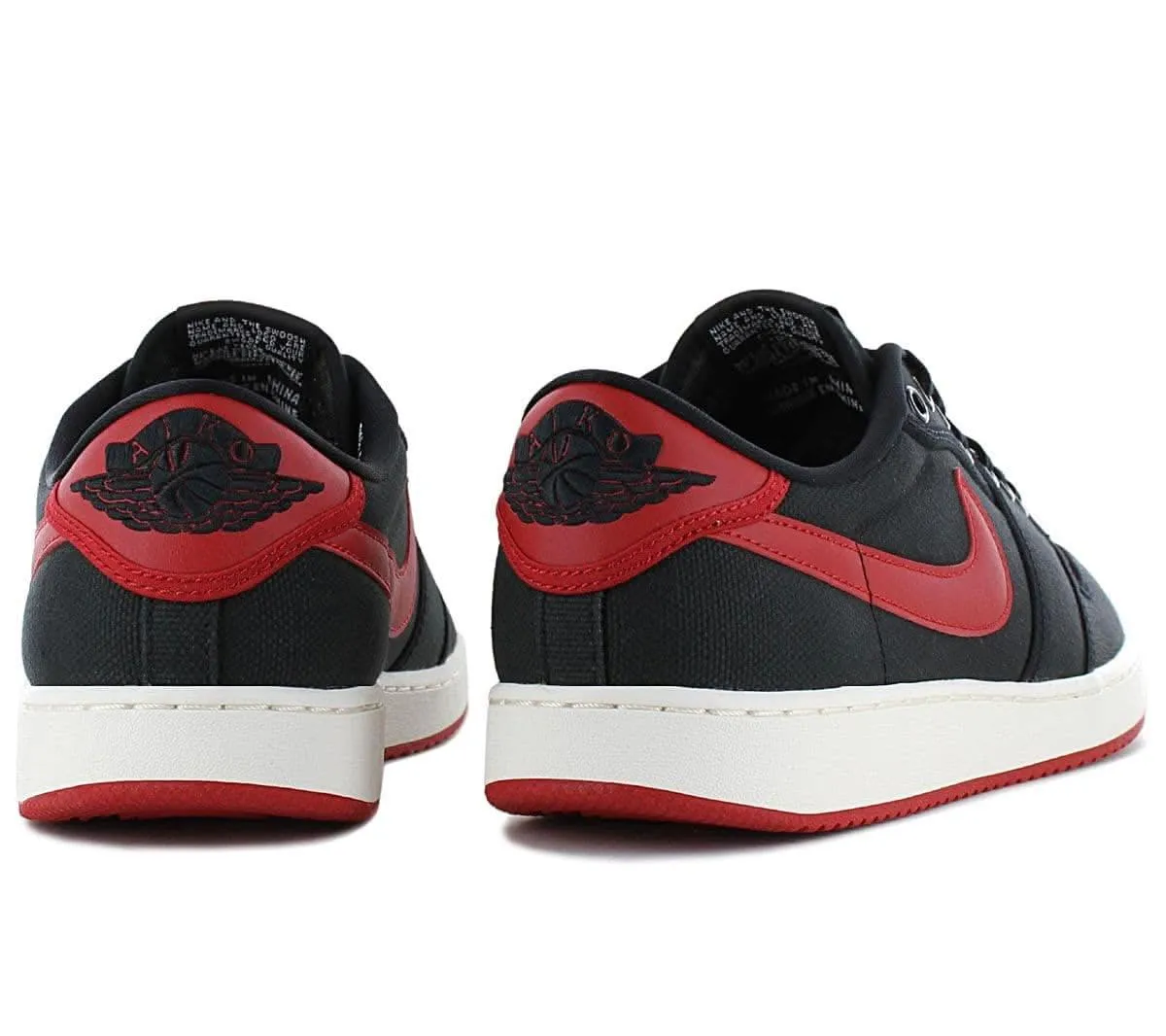 Air Jordan AJKO 1 Low - Bred - Herren Sneakers Schuhe Schwarz-Rot DX4981-006