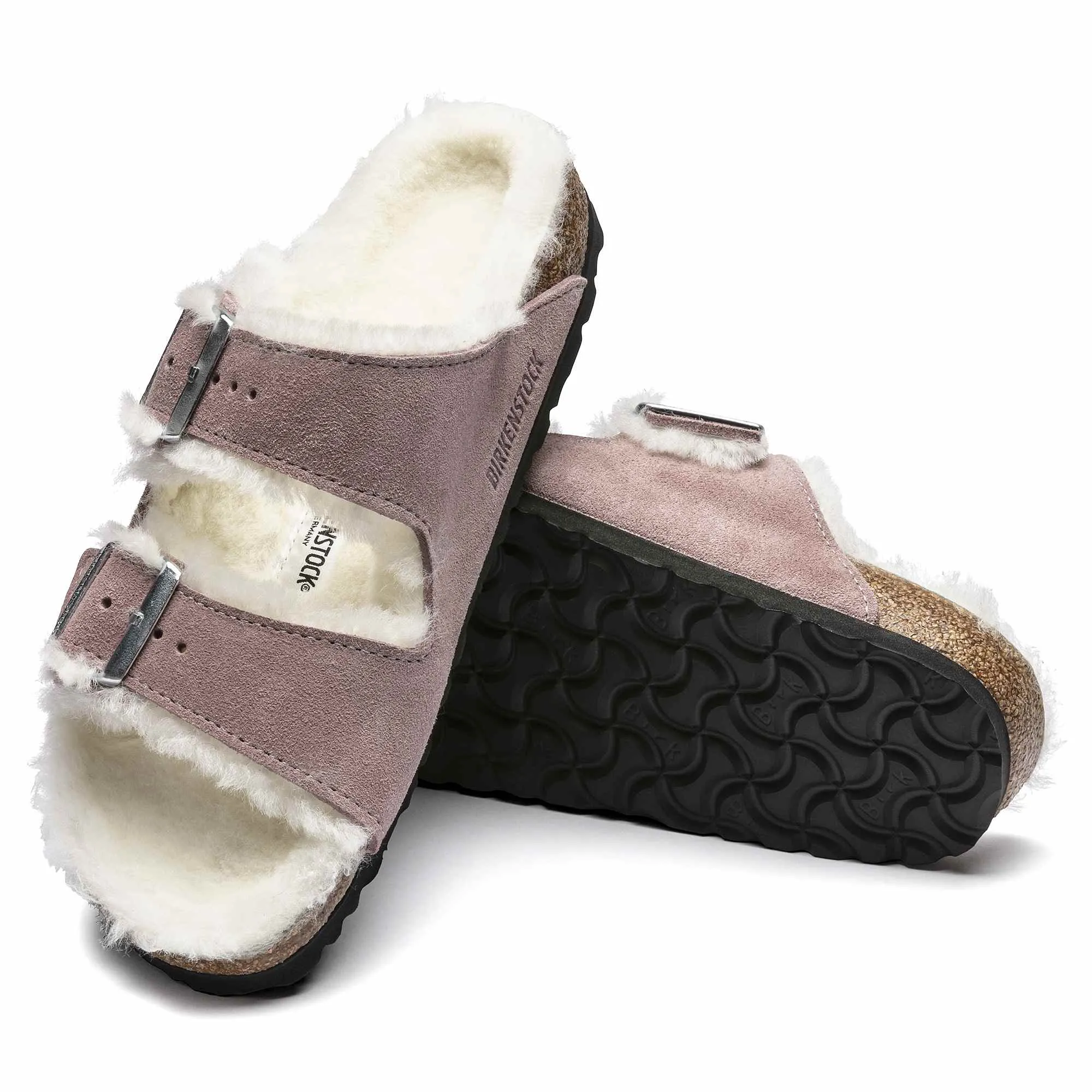 Arizona Shearling Suede Leather