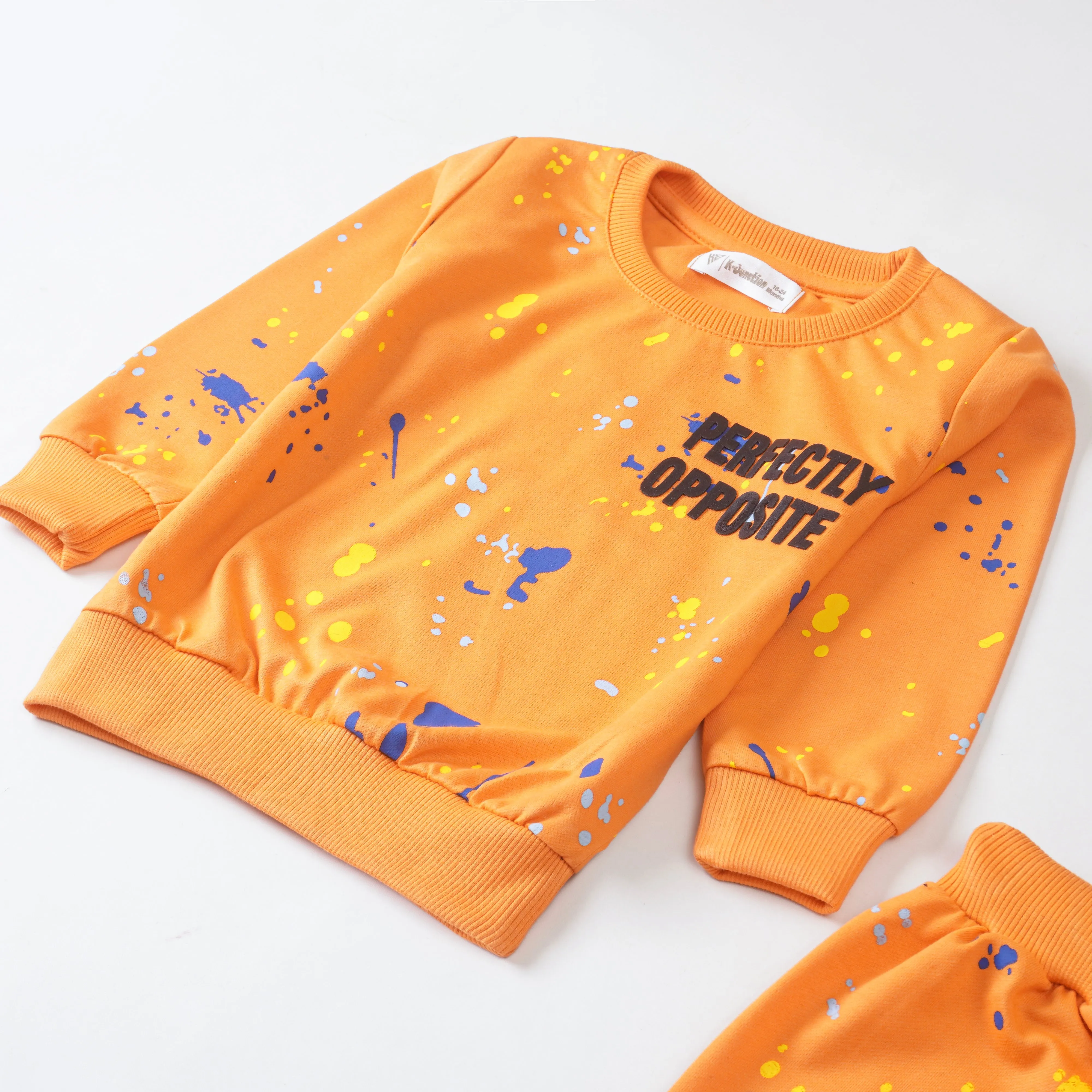 Boys Printed Full Sleeve Suit