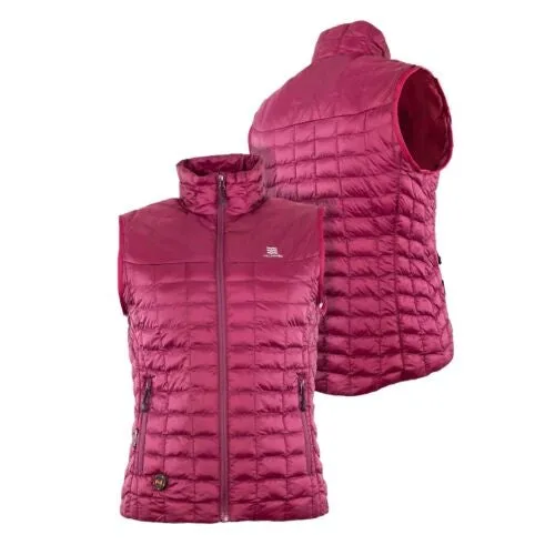 CLMWWV04-XS-Burgundy FieldSheer Heated Vest - Back Country