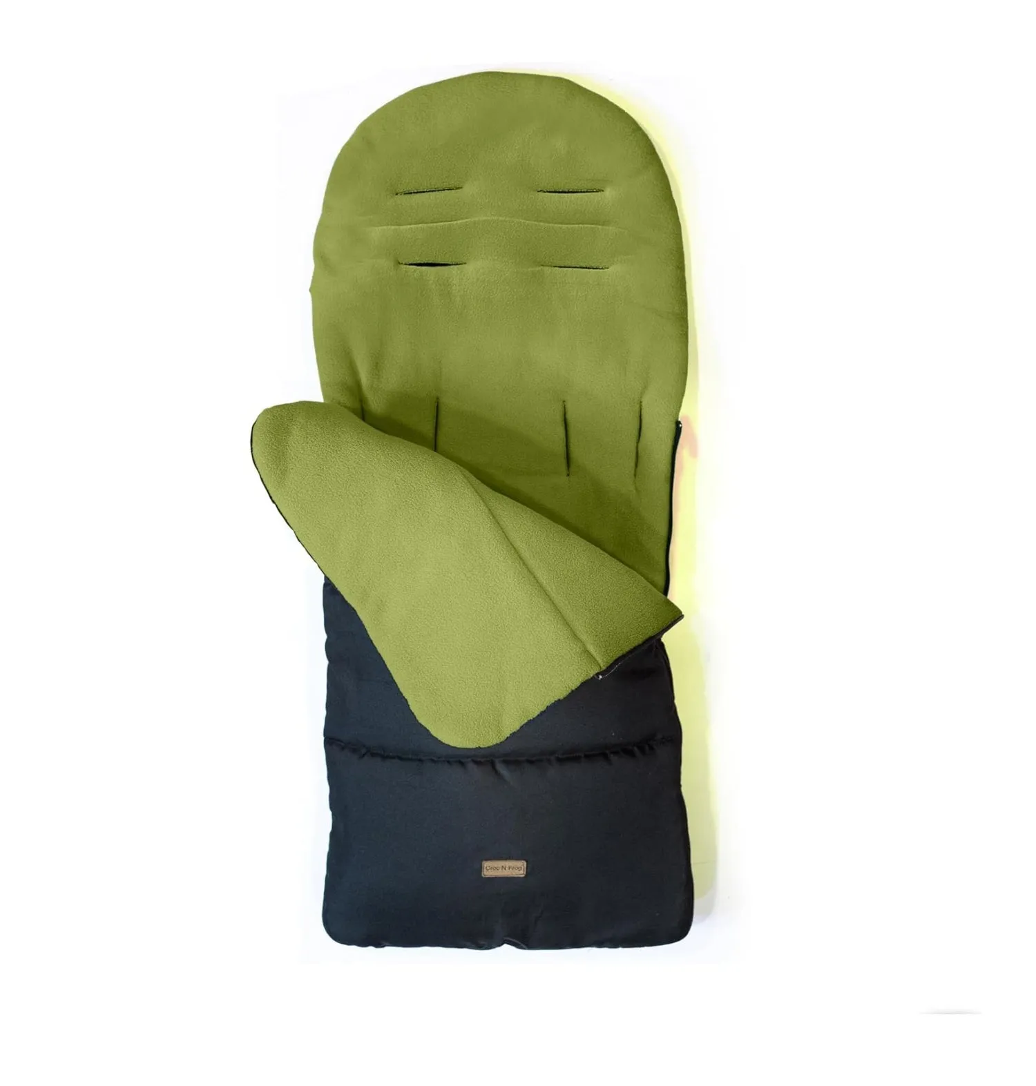CrocnFrog Baby Stroller Bunting Blanket | Toddler Universal Footmuff Sleeping Bag with Adjustable Side Zips | Green