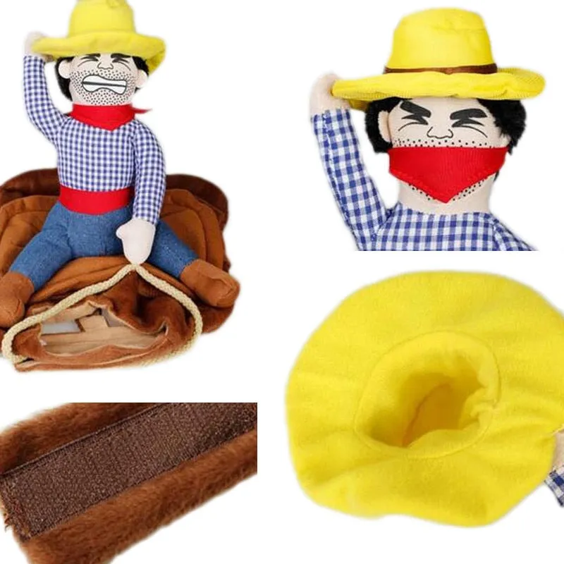 Dog's Cowboy Riding Costume