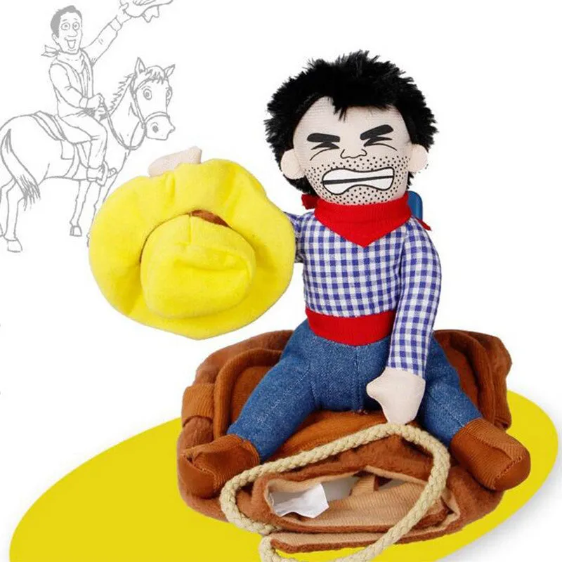 Dog's Cowboy Riding Costume