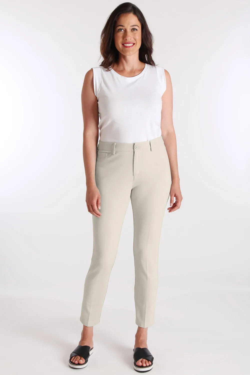 Harley Ankle Slim Jean - Paramount Knit: FINAL SALE