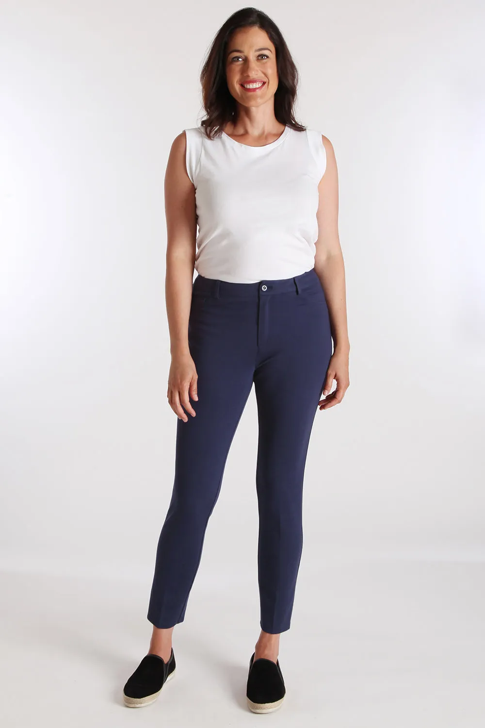 Harley Ankle Slim Jean - Paramount Knit: FINAL SALE