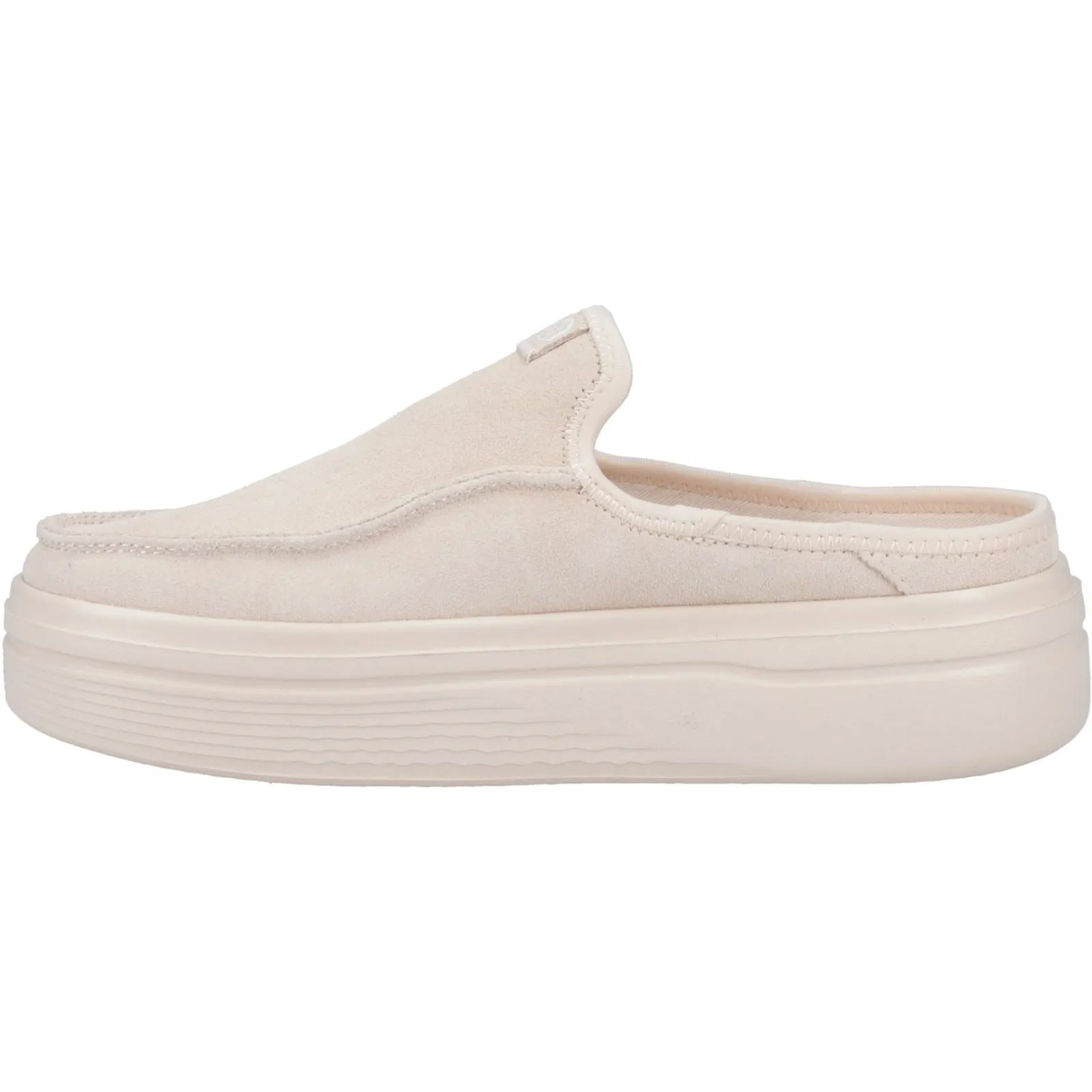 HEYDUDE Austin Lift Classic Leather Women's Blush Mules