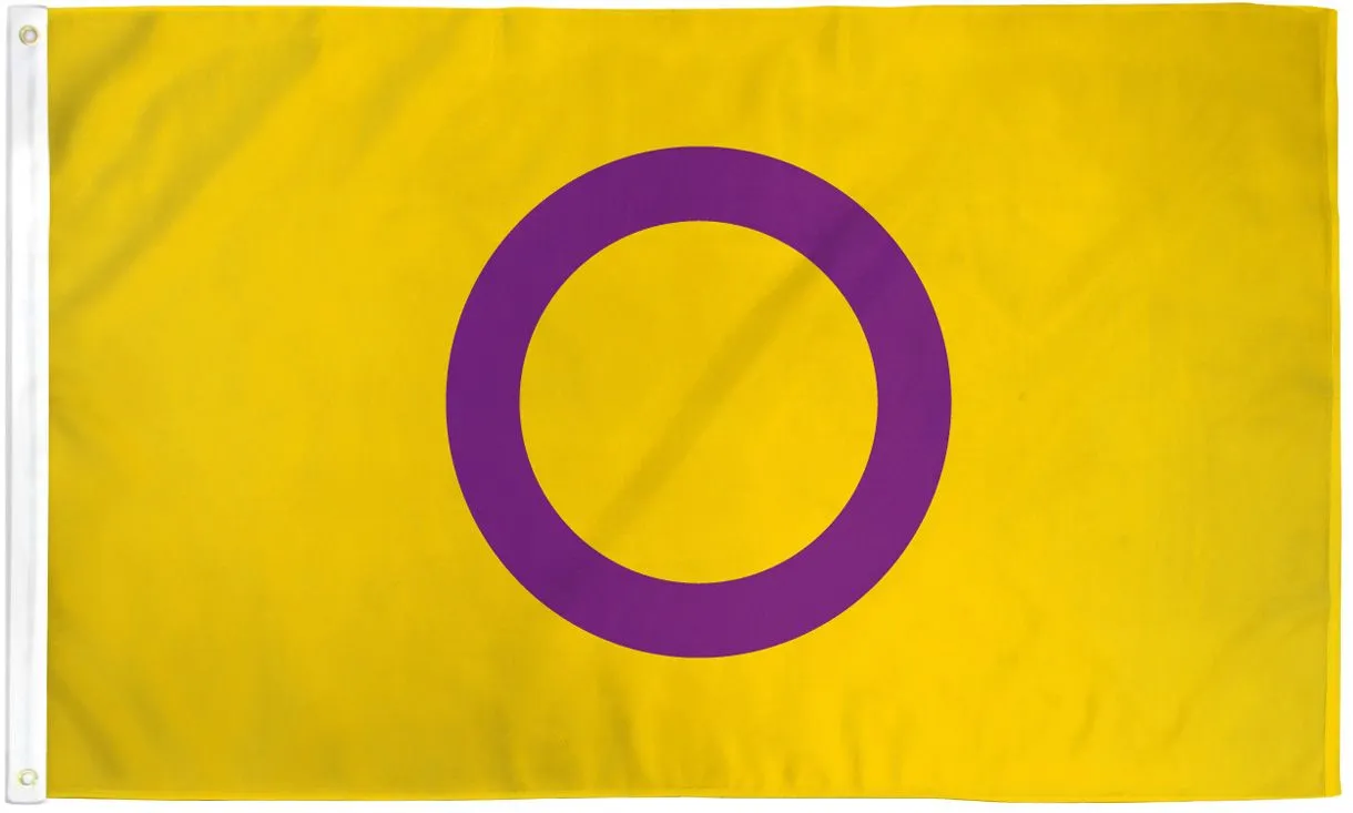Intersex 3'x5' Flag