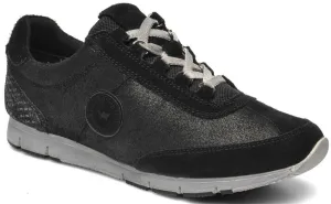 'JANIKA' women's walking shoe - Black metallic