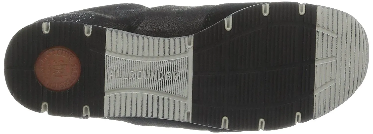 'JANIKA' women's walking shoe - Black metallic