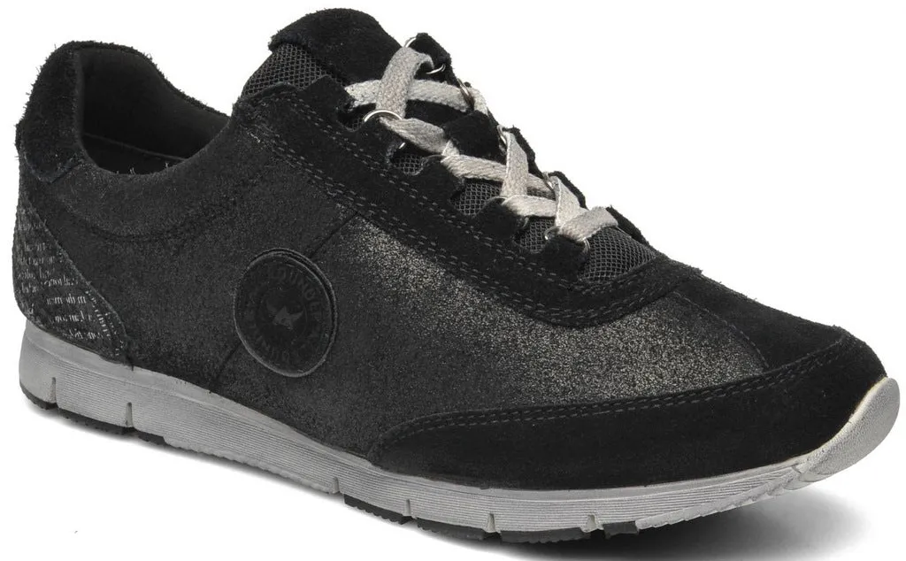 'JANIKA' women's walking shoe - Black metallic