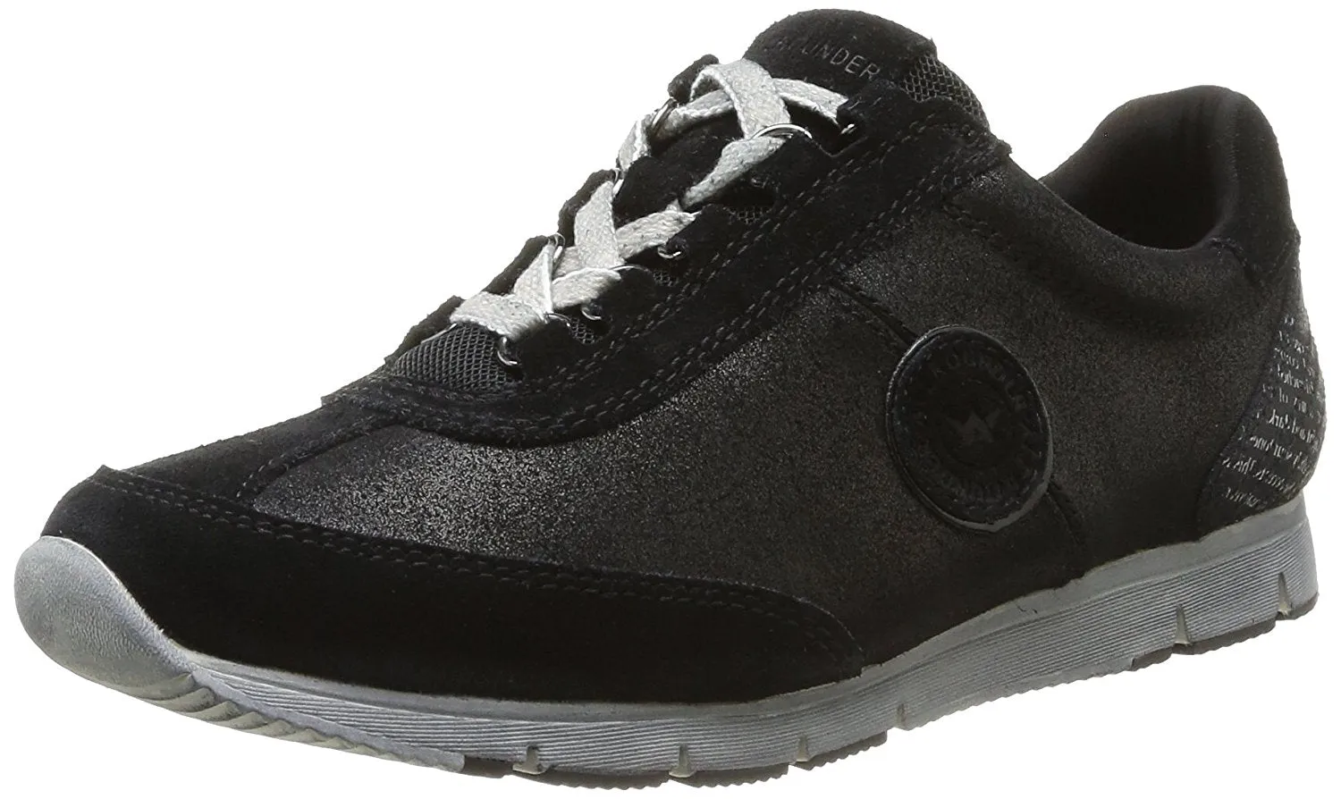 'JANIKA' women's walking shoe - Black metallic