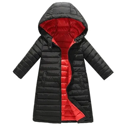 Kids Long Winter Warm Coat