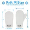Knit Mittens | Cream