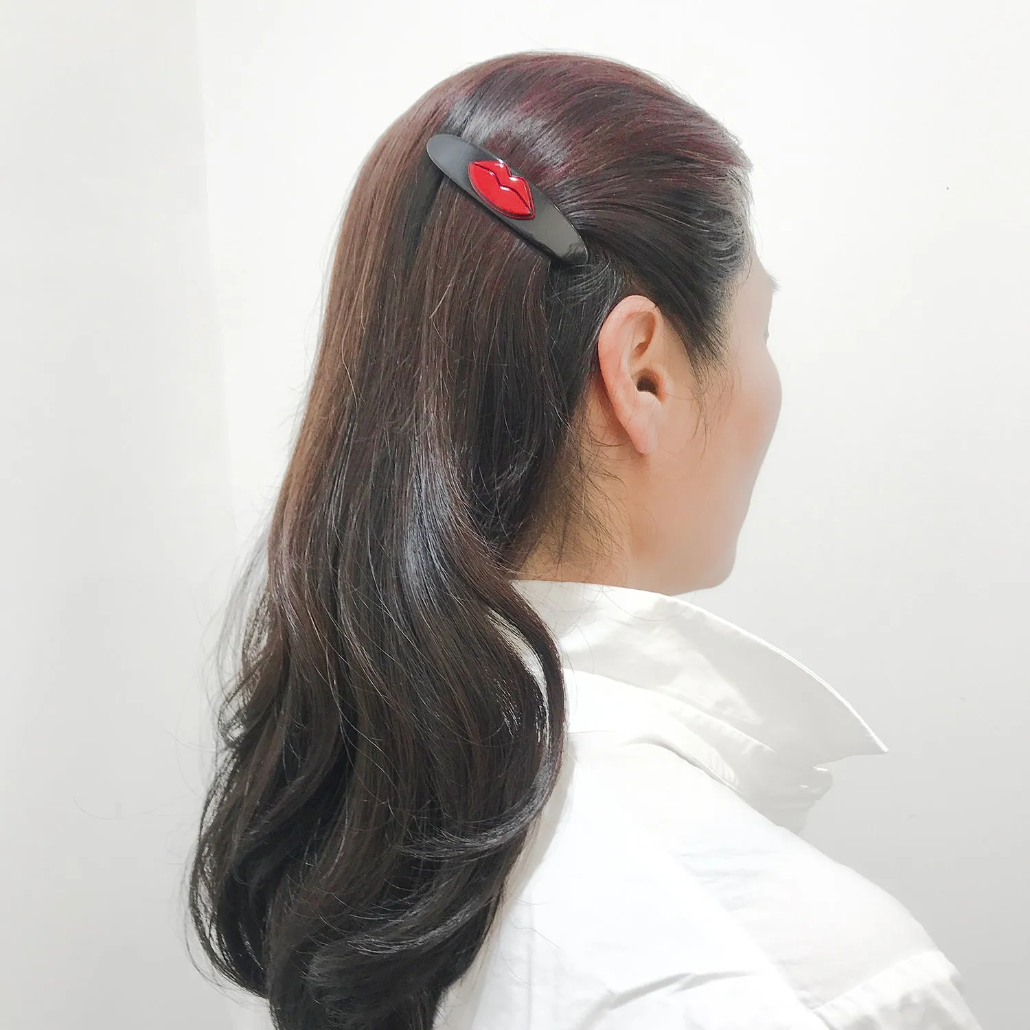 Lip Oval Small Hair Clip