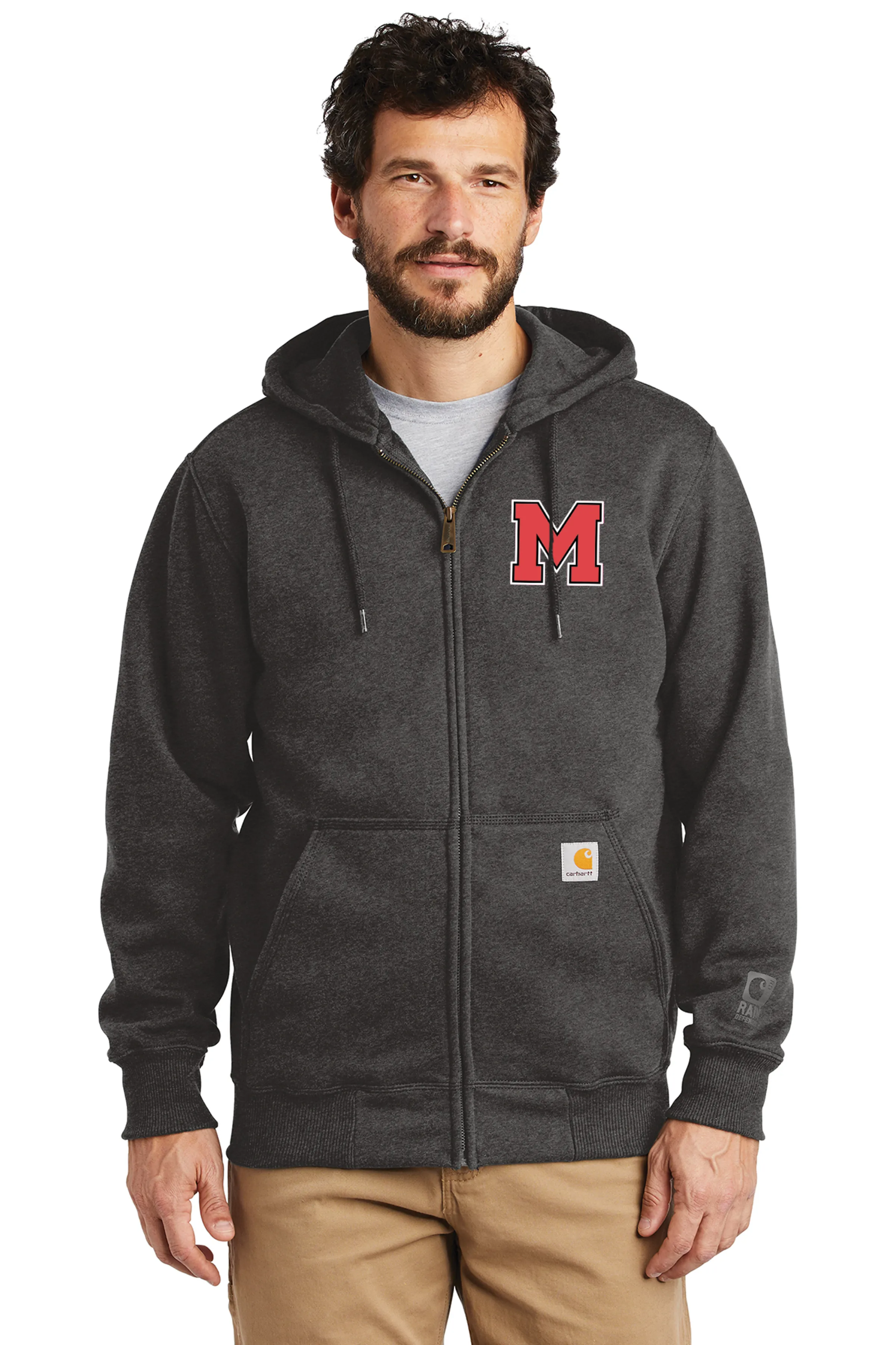 Marblehead Embroidered Carhartt FullZip Heavyweight Hoodie