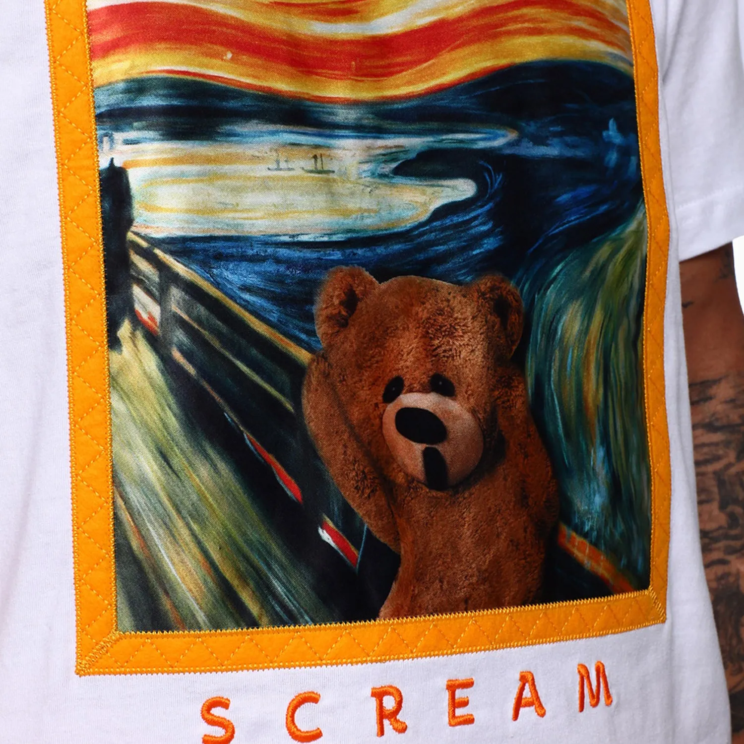 Men's Scream T Shirt And Shorts Outfit