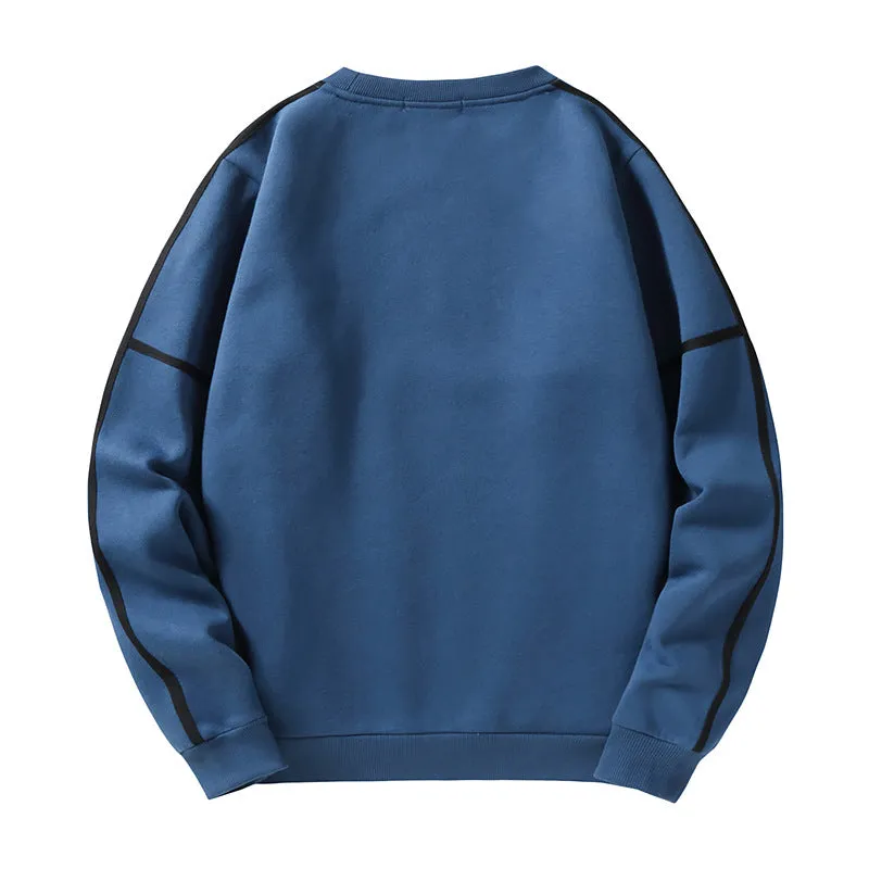 Men's Tops Round Neck Long Sleeve Sweatshirt