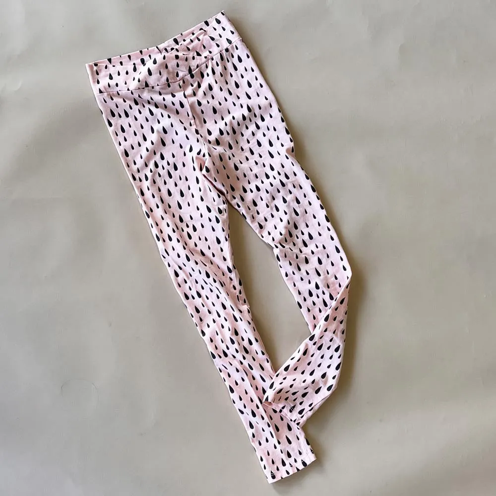 Nadia-Rain Crossover waist leggings