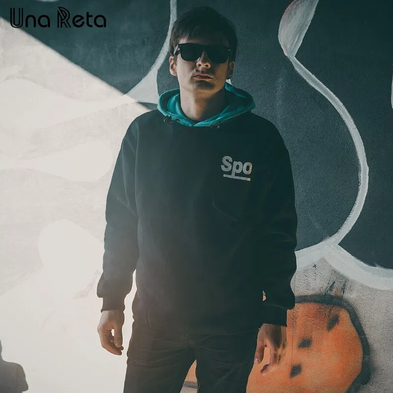 "SPORT" SWEATSHIRT HOODIE À CAPUCHE NOIR - URB1™