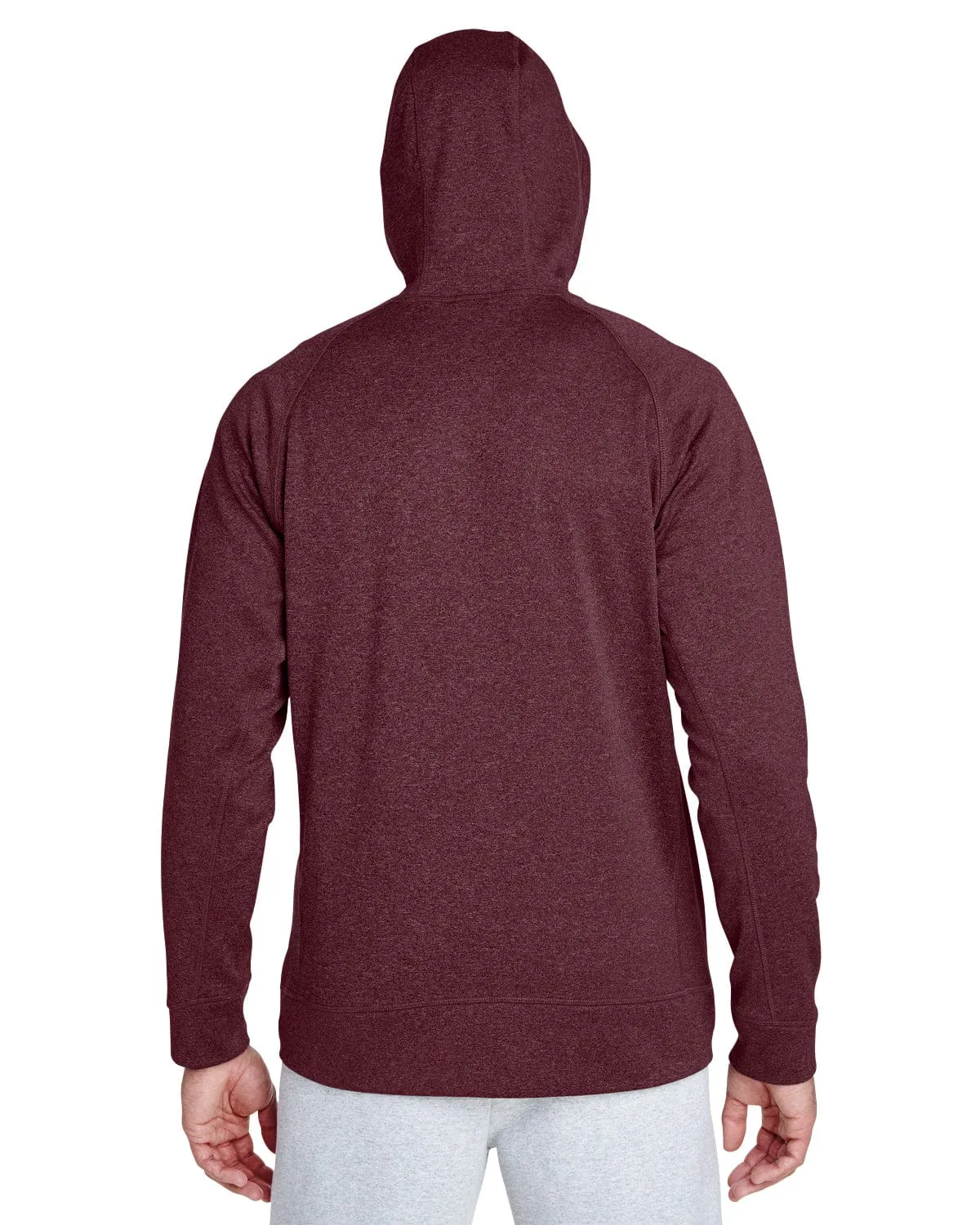 Team 365 Mens Excel Melange Performance Fleece Jacket