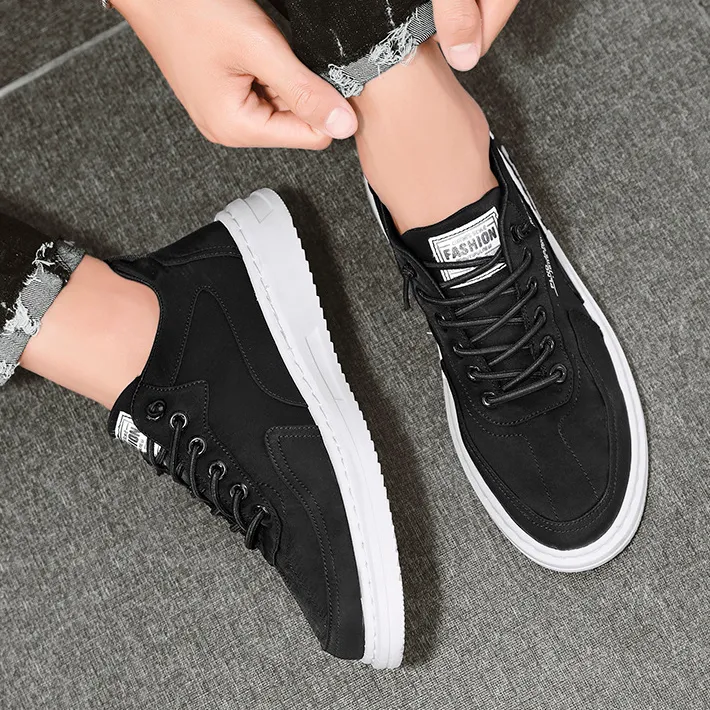 Tim - Olijfgroene Vrijetijdssneakers