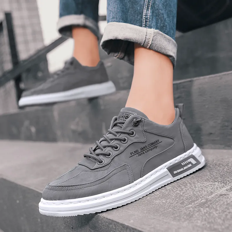 Tim - Olijfgroene Vrijetijdssneakers