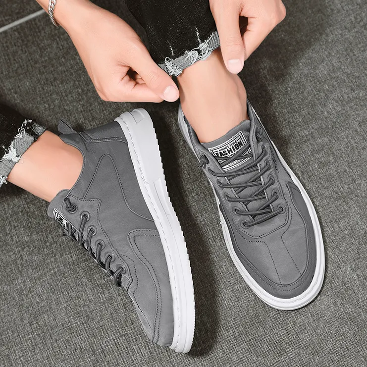 Tim - Olijfgroene Vrijetijdssneakers