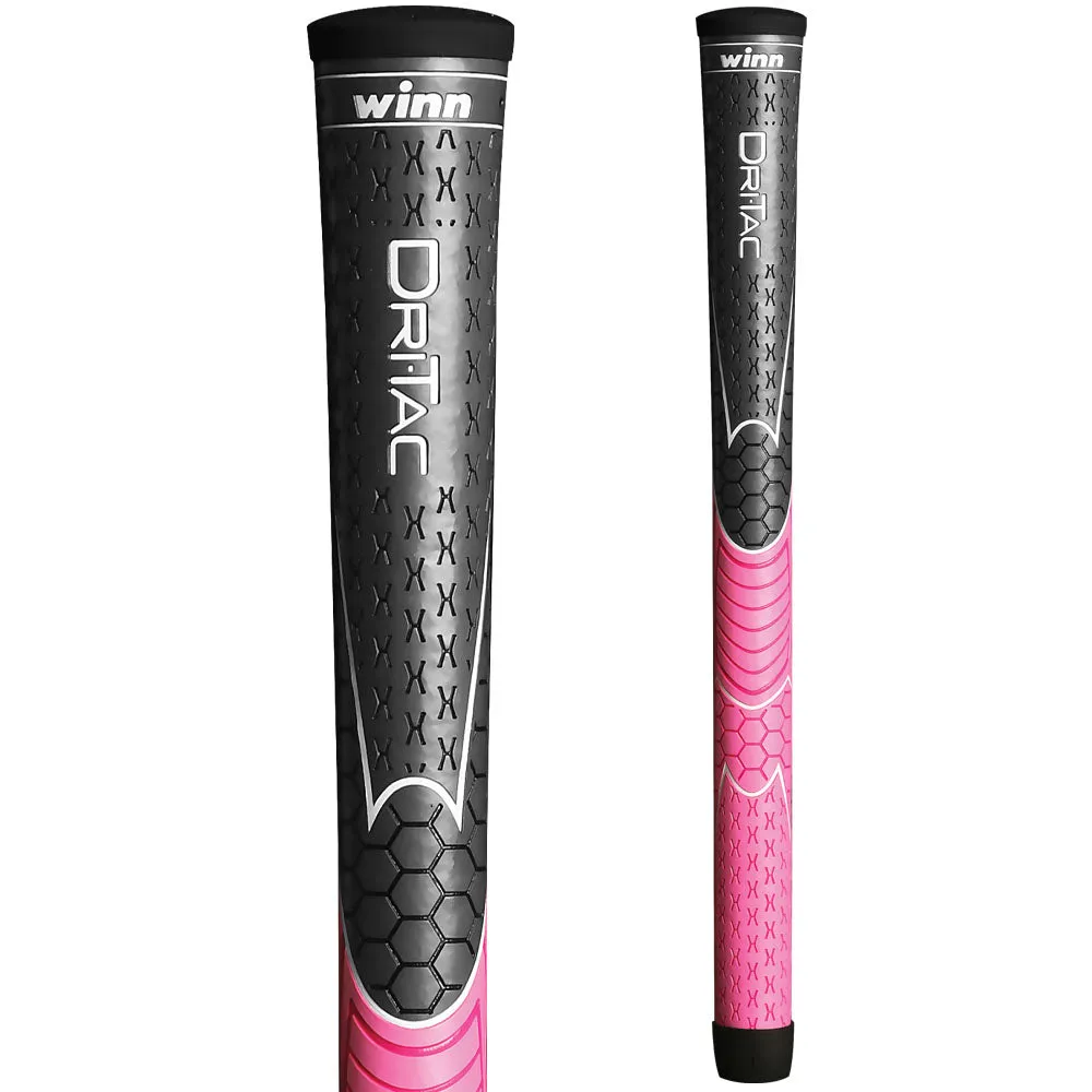 Winn Dri-Tac Grey/Pink Ladies .590" Round