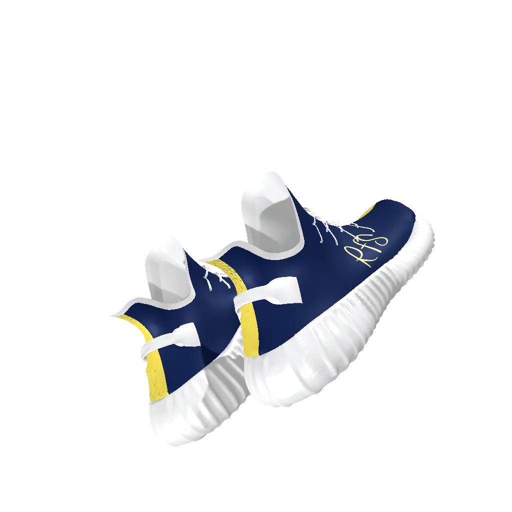 Yellow Burst Lace Up Knit Chunky Sneakers - GYMWear