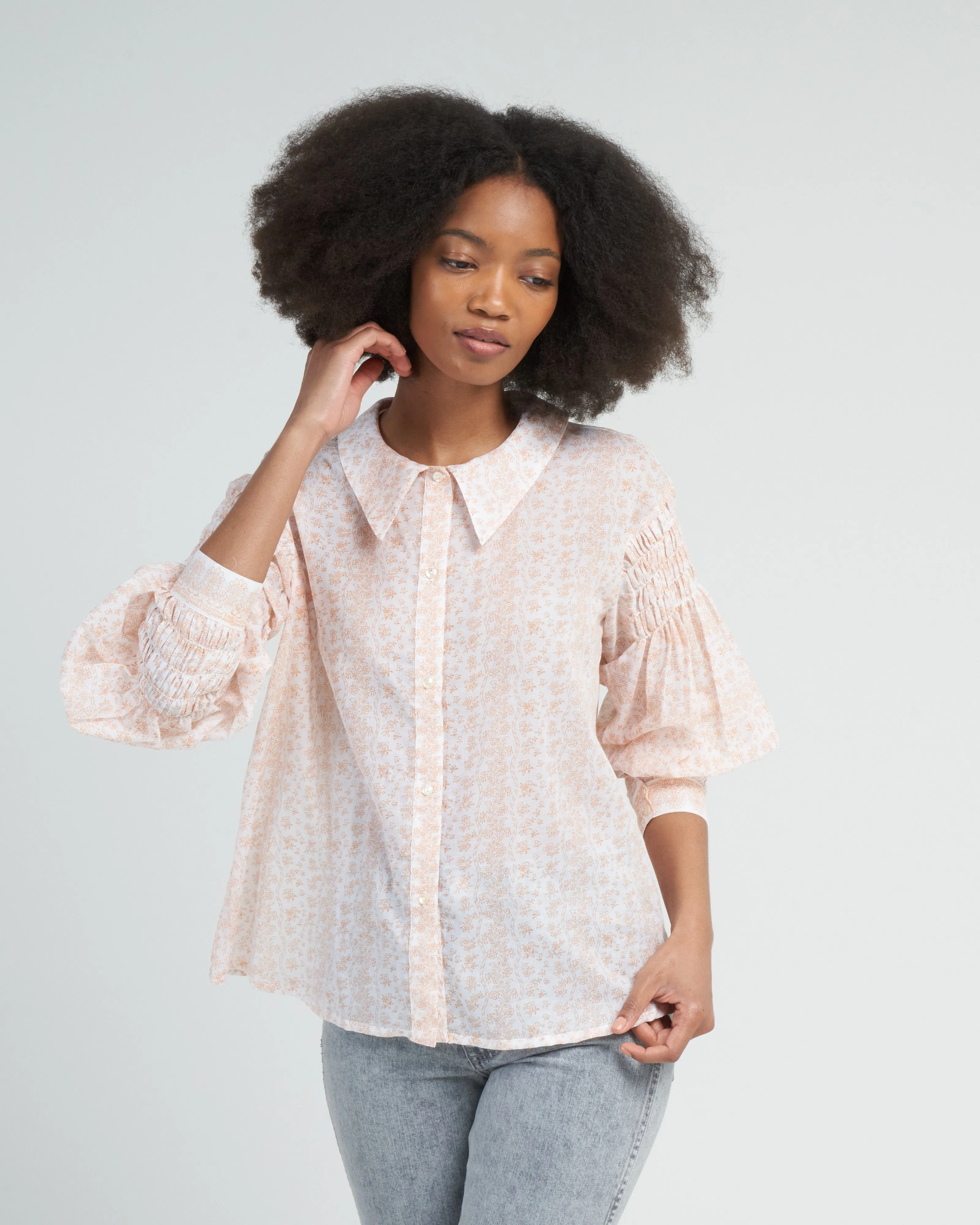 zlata blouse - brandy